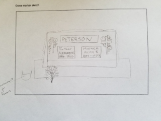 Section 7: Peterson grave marker image