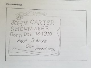 John Carter Shewmaker grave marker image